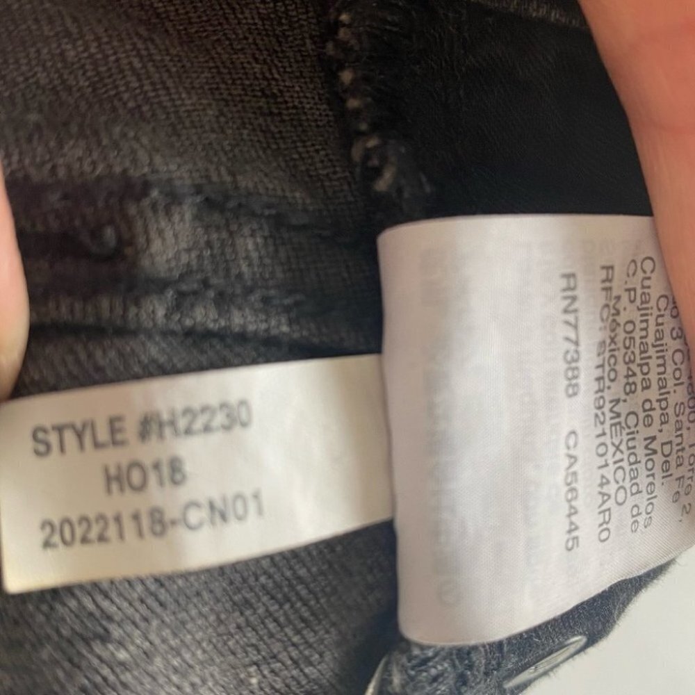 Madewell | 9" Skinny Jeans in Black‎ Sea | H2230 - Picture 8 of 10
